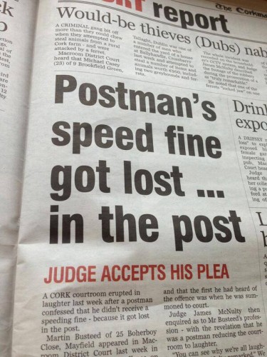 funny irish newspaper headlines